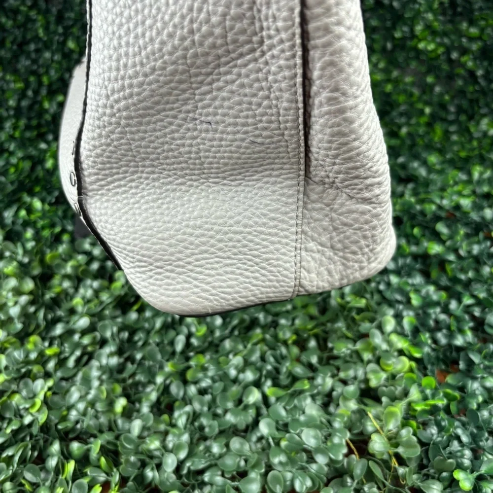 REBECCA MINKOFF Pebbled Gray Tote Bag